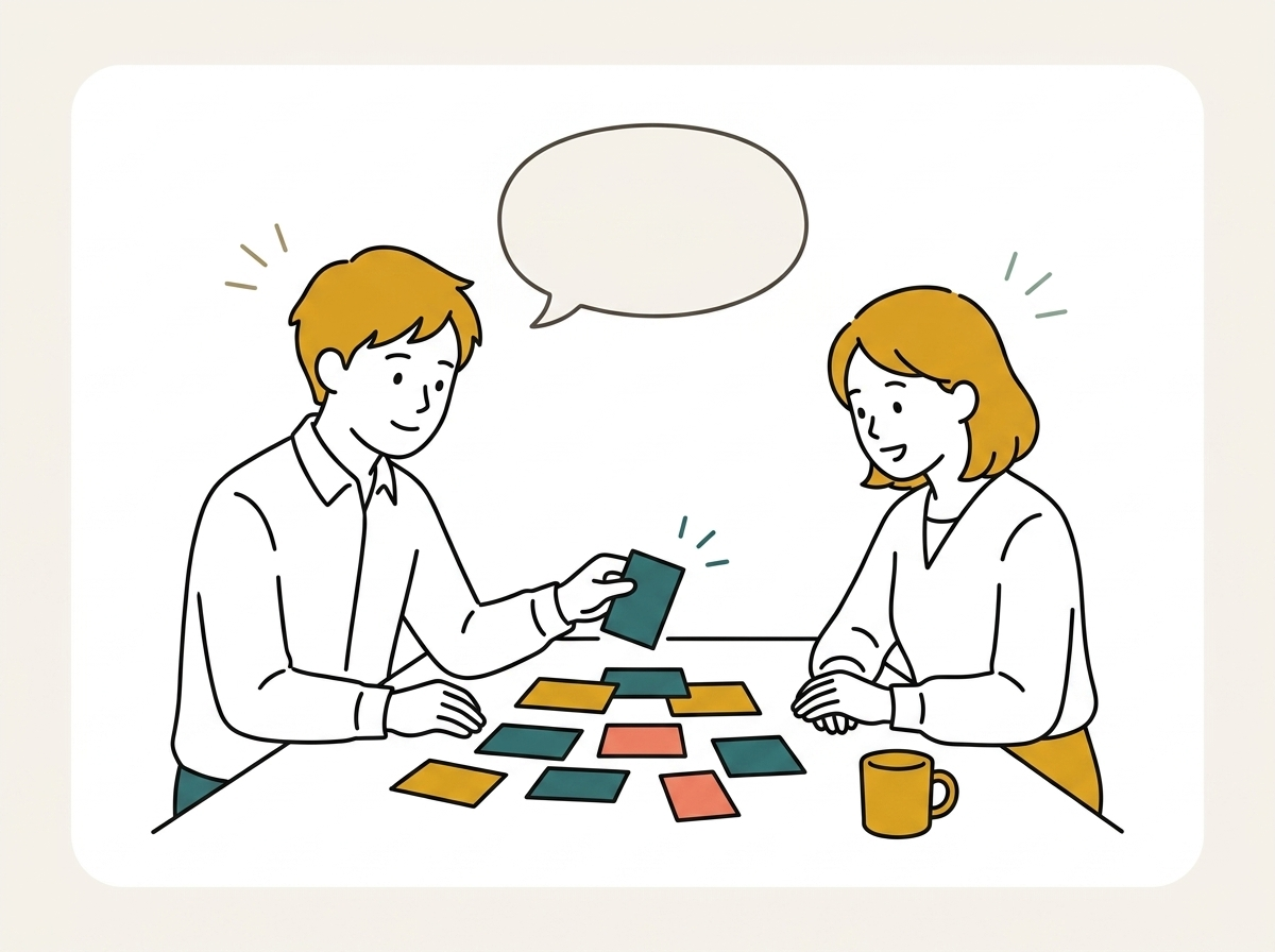 色を挟むと、言葉だけでは出ない本音が見えてくる。